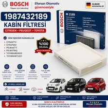 Bosch Orijinal 1987432189 6447TV Polen Kabin Filtresi Citroen Toyota Uyumlu