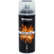 Polisan Akrilik Sprey Boya Mat Siyah (Ral 9004)
