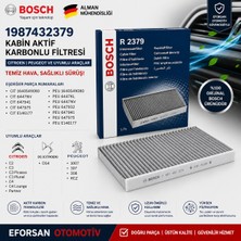 Bosch Orijinal 1987432379 1640549080 Polen Kabin Filtresi Citroen Uyumlu