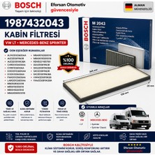 Bosch Orijinal 1987432043 K05103600AA Polen Kabin Filtresi Volkswagen Mercedes Uyumlu