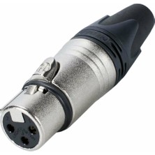 Neutrik NC3FXX 3 Pin Dişi XLR Konnektör Ergonomik Tasarım ve Yüksek Dayanıklılık