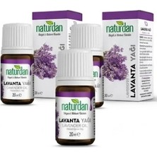 Naturdan Lavanta(Lavender Oil) Yağı 20 ml 3 Lü Set