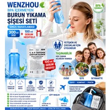 Wenzhou BPA İçermeyen Sinüs / Burun Yıkama Şişes i- Burun Aspiratörü (Yetişkin ve Çocuk Burun Yıkama Eki İçerir) + 100ml BURUN YIKAMA SERUMU HEDİYE!