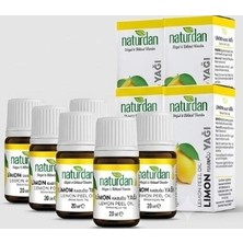 Naturdan Limon Kabuğu(Lemon Peel Oil) Yağı 20 ml 9 Lü Set