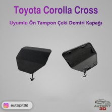 AutoPit 3D Toyota Corolla Cross Uyumlu Ön Tampon Çeki Demiri Kapağı