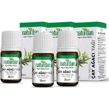 Naturdan Çay Ağacı(Tea Tree Oil) Yağı 20 ml 3 Lü Set