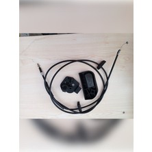 Serkar Fiat Linea Grande Punto Kaput Açma Kolu Tel ve Başlığı Seti 51798799