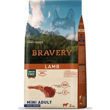 Bravery Küçük Irk Yetişkin Köpek Maması Küçük Taneli 2 Kg Süper Premium