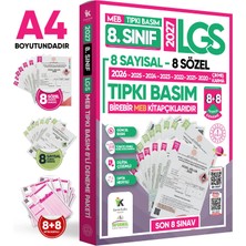İnformal Yayınları 2027 8.Sınıf LGS Tıpkı Basım Çıkmış Soru 8+8 Deneme Paketi (Say+Söz) Türkiye Geneli Dijital Çözümlü