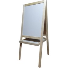 Armode Çift Taraflı Ayaklı Çocuk Yazı Tahtası - Beyaz