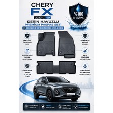 Solveks Chery  Fx 2022-2023-2024  Model Uyumlu 5d Araca Özel Oto Paspas Premium Serisi