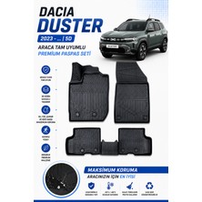 Solveks Dacia Duster 2023-..  Model Uyumlu 5d Araca Özel Oto Paspas Premium Serisi