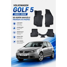 PINUKS Volkswagen Golf 5  2003-2008  Model Uyumlu 5d Araca Özel Oto Paspas Premium Serisi