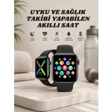 Nevamel® Akıllı Saat Wireless Şarj Yüksek Çözünürlüklü Müzik Dinleme Sesli Cevaplama