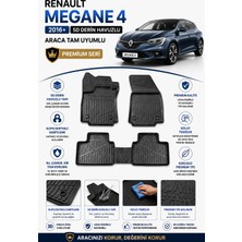 Solveks Renault  Megane 4 2019  Model Uyumlu 5d Araca Özel Oto Paspas Premium Serisi