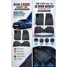 Solveks Kıa Ceed 2025  Model Uyumlu 5d Araca Özel Oto Paspas Premium Serisi