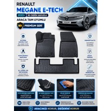 Solveks Renault  Megane E-Tech 2022-  Model Uyumlu 5d Araca Özel Oto Paspas Premium Serisi