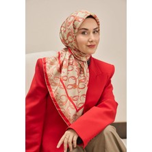 Silk Home Twill Ipek Desenli Eşarp 11509