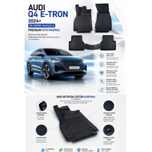 Solveks Audi Q4 E-Tron 2024  Model Uyumlu 5d Araca Özel Oto Paspas Premium Serisi