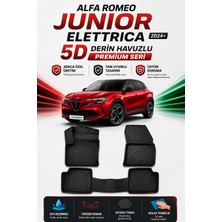 Solveks Alfa Romeo Junior Ellettrica 2025  Model Uyumlu 5d Araca Özel Oto Paspas Premium Serisi