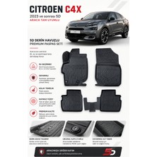 Solveks Citroen  C4X 2023-..  Model Uyumlu 5d Araca Özel Oto Paspas Premium Serisi