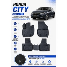Solveks Honda City 2021  Model Uyumlu 5d Araca Özel Oto Paspas Premium Serisi
