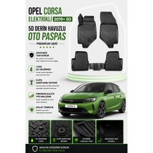 Solveks Opel Corsa Elektrikli 2024  Model Uyumlu 5d Araca Özel Oto Paspas Premium Serisi