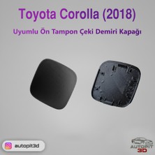 AutoPit 3D Toyota Corolla (2018) Uyumlu Ön Tampon Çeki Demiri Kapağı