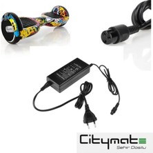 Premini 42V 2A Hızlı Şarj Cihazı Elektrikli Kaykay ve Scooter Adaptörü
