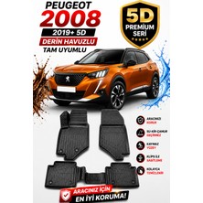 Solveks Peugeot 2008 2020  Model Uyumlu 5d Araca Özel Oto Paspas Premium Serisi