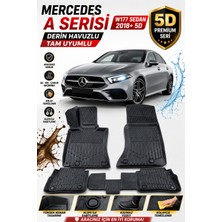 Solveks Mercedes A Serisi W177 Sedan 2025  Model Uyumlu 5d Araca Özel Oto Paspas Premium Serisi