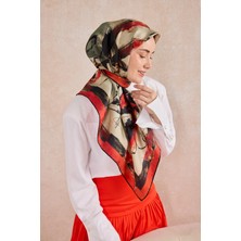 Silk Home Twill Ipek Desenli Eşarp 11529