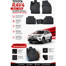 Solveks Toyota Rav4 2015  Model Uyumlu 5d Araca Özel Oto Paspas Premium Serisi