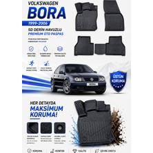Solveks Volkswagen Bora 2004  Model Uyumlu 5d Araca Özel Oto Paspas Premium Serisi