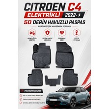 Solveks Citroen  C4 Elektrikli 2025  Model Uyumlu 5d Araca Özel Oto Paspas Premium Serisi