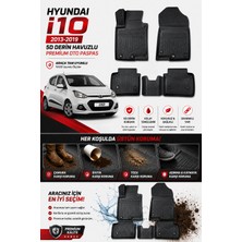 Solveks Hyundai I10 2013-2014-2015  Model Uyumlu 5d Araca Özel Oto Paspas Premium Serisi