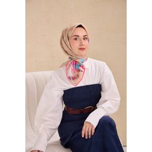 Silk Home Twill Ipek Desenli Eşarp 11511