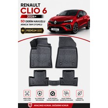 Solveks Renault  Clio 6  2026  Model Uyumlu 5d Araca Özel Oto Paspas Premium Serisi