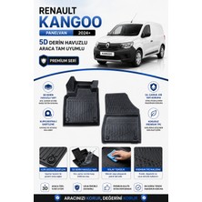 Solveks Renault  Kangoo Panelvan 2024-  Model Uyumlu 5d Araca Özel Oto Paspas Premium Serisi