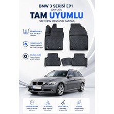 Solveks Bmw  3 Serisi E91 2007  Model Uyumlu 5d Araca Özel Oto Paspas Premium Serisi