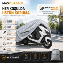 MaxDurable Aprilia Rs 660 (Arka Çantalı Motorlar Için) Motosiklet Brandası Su Geçirmez Güneş Korumalı Branda + Çantalı