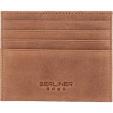 Berliner Bags Vintage Unisex Hakiki Deri Rfıd Korumalı Ince Kartlık