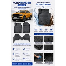Solveks Ford Ranger 2023-  Model Uyumlu 5d Araca Özel Oto Paspas Premium Serisi