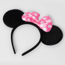 Skygo Pembe Fiyonklu Minnie Mouse Tacı Mini Kulak