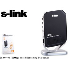 S-Link SL-UN100 100Mbps Wired Networking USB Server 4 Port ile Hızlı Bağlantı Sağlar