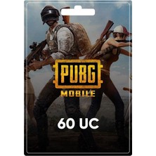 Tencent PUBG Mobile 60 UC Oyun Pinleri TR ID'ler İçin Geçerli Kullanım Kolaylığı