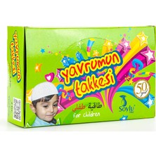 İhvan Çocuk Takkesi Yavrumun Namaz Takkesi Beyaz Pamuklu Esnek ve Şık Yapıda Standart Beden