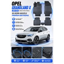 Solveks Opel Grandland x 2020  Model Uyumlu 5d Araca Özel Oto Paspas Premium Serisi