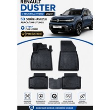 Solveks Renault  Duster E-Tech Full Hybrid 2024  Model Uyumlu 5d Araca Özel Oto Paspas Premium Serisi