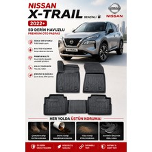 Solveks Nissan X-Trail Benzinli 2025  Model Uyumlu 5d Araca Özel Oto Paspas Premium Serisi